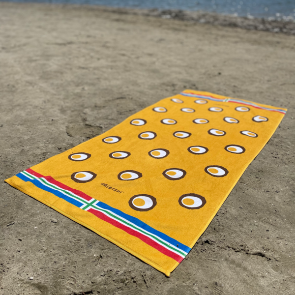 Eierbal handdoek-strandlaken