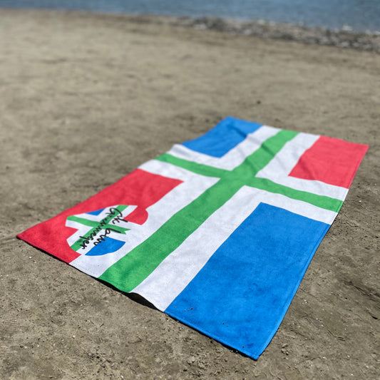 Groninger vlag handdoek-strandlaken