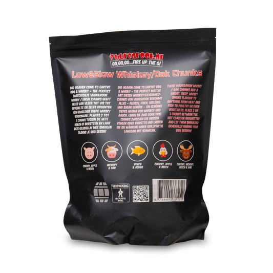Vuur&Rook Hot&Fast Rode Wijn / Eiken Chips 1,5 kg
